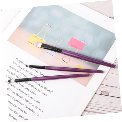 Makeup Brush Set 12Pcs Nylon Wooden Handle 183 Purple